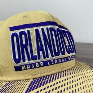Orlando City Major‎ League Soccer Hat Adidas Snapback Embroidered MLS Mens OS